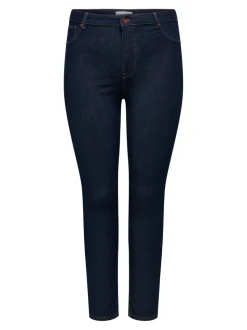 CARMILA-IRIS Hög midja Skinny Fit Ankellängd Jeans