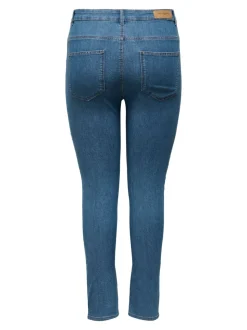 CARMILA-IRIS Hög midja Skinny Fit Ankellängd Jeans