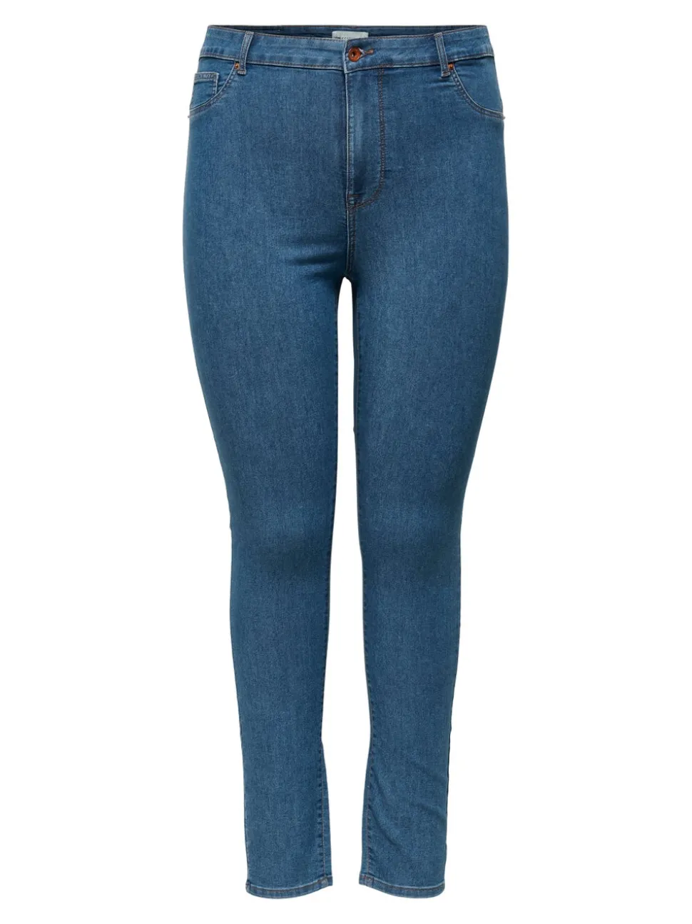 CARMILA-IRIS Hög midja Skinny Fit Ankellängd Jeans