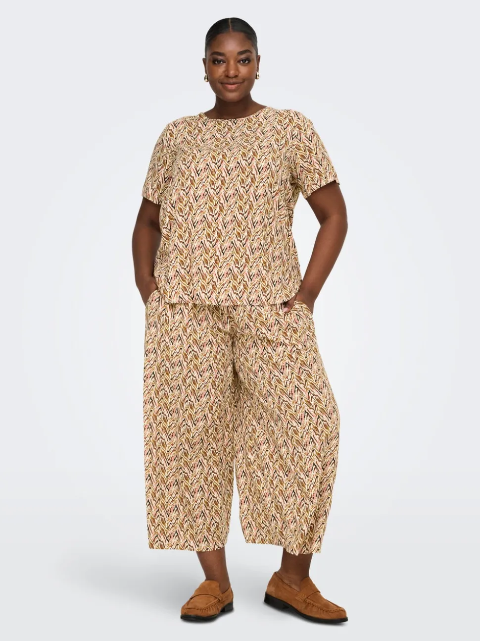 CARNOVA Loose Fit - Beskuren Byxor