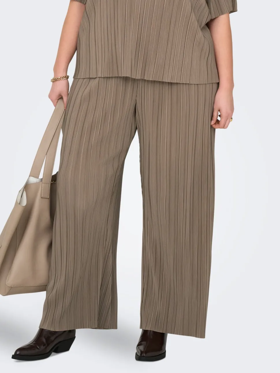 CARRAVENNA Normal passform Plisserade byxor