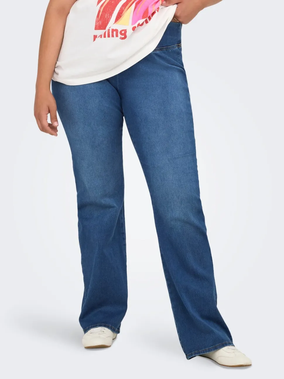 CARROYAL Medelhög midja Utsvängd passform Jeans
