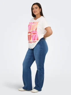 CARROYAL Medelhög midja Utsvängd passform Jeans