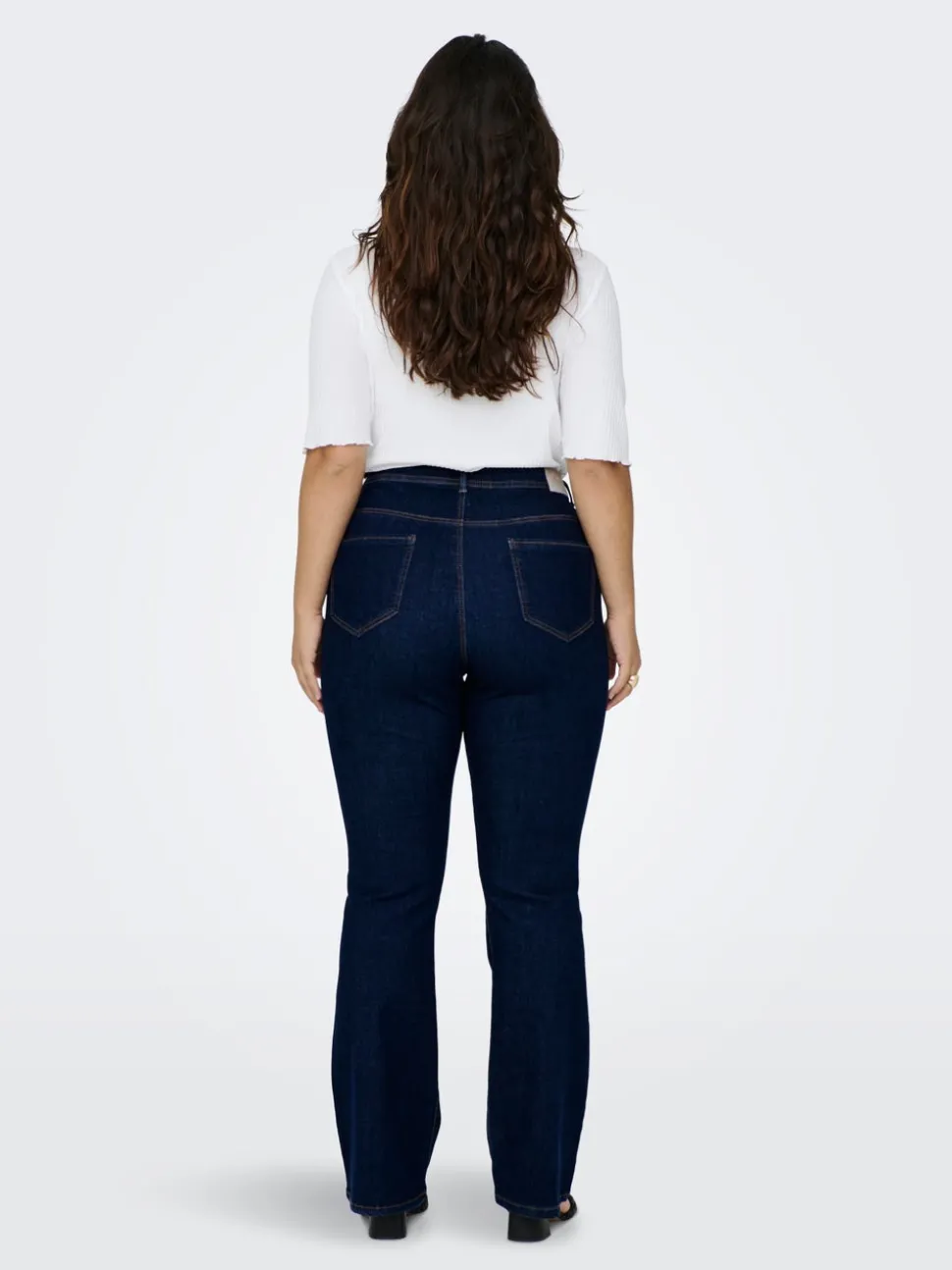CARSALLY Hög midja Utsvängd passform Jeans