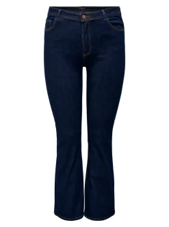 CARSALLY Hög midja Utsvängd passform Jeans