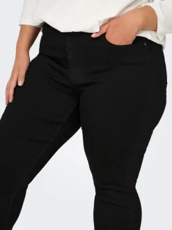 CARSALLY Hög midja Utsvängd passform Jeans