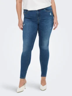 CARSALLY Medelhög midja Skinny Fit Jeans