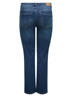CARSALLY Medelhög midja Slim Fit Jeans
