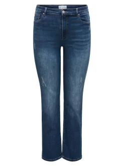 CARSALLY Medelhög midja Slim Fit Jeans