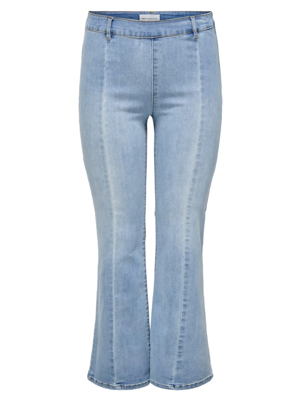 CARSALLY Medelhög midja Utsvängd passform Jeans