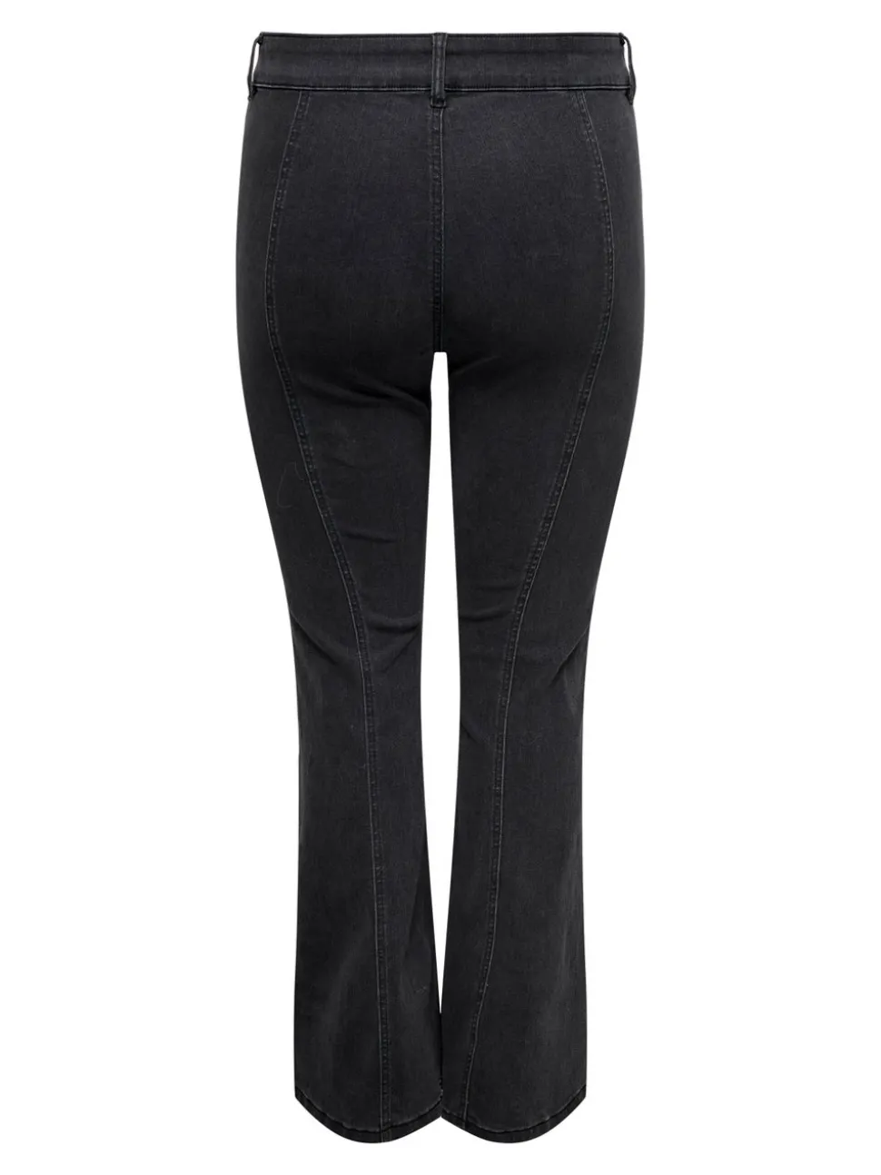 CARSALLY Medelhög midja Utsvängd passform Jeans
