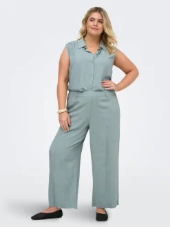 CARSIESTA Cropped Fit Linne Culottebyxor