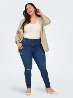CARSNOW Hög midja Skinny Fit Jeans