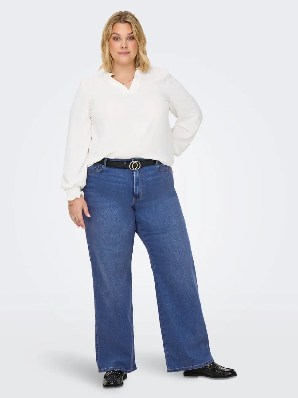 CARSNOW Hög midja Vida ben Jeans