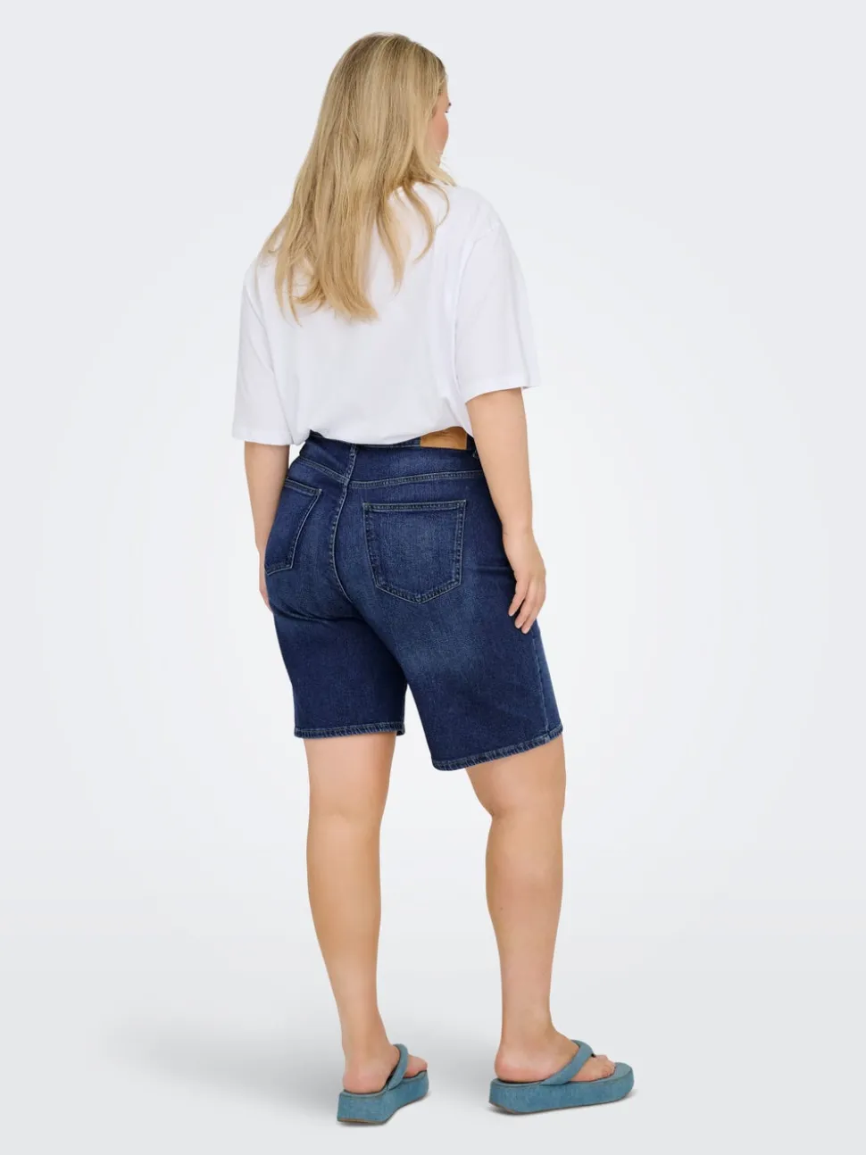 CARSONNY Hög midja Normal passform Denimshorts