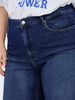 CARSONNY Hög midja Normal passform Denimshorts