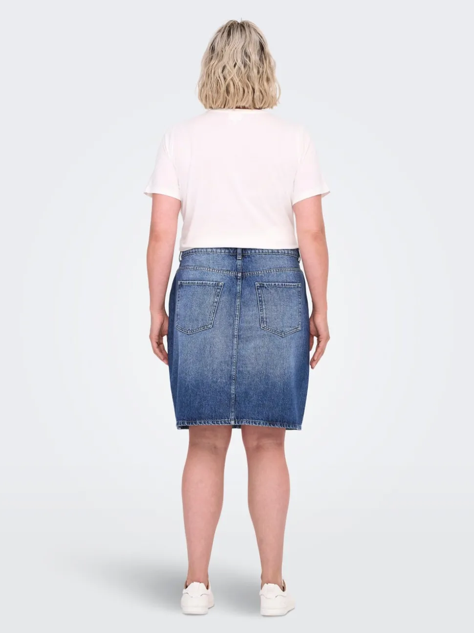 CARSTELLA Rhinestone Jeanskjol
