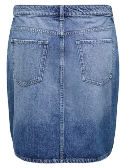 CARSTELLA Rhinestone Jeanskjol
