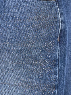 CARSTELLA Rhinestone Jeanskjol