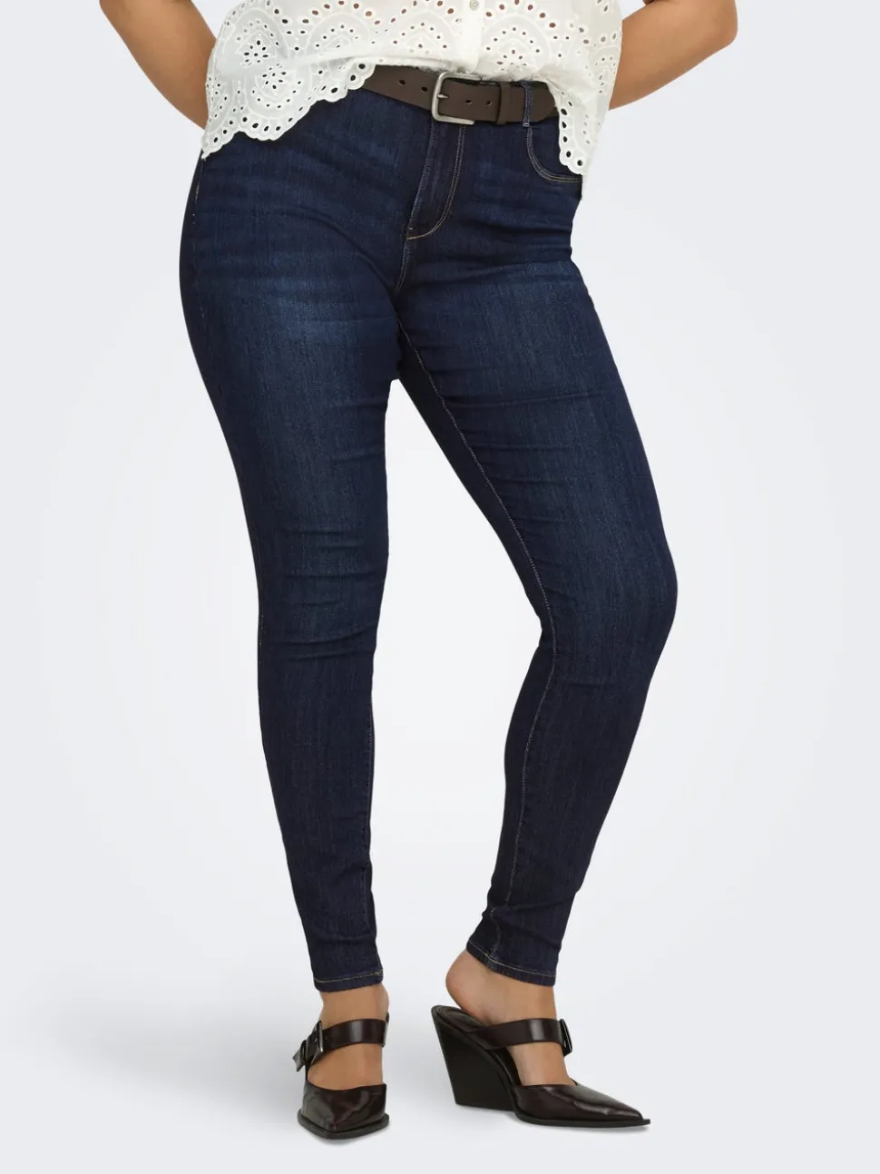 CARSTORM Hög midja Skinny Fit Jeans