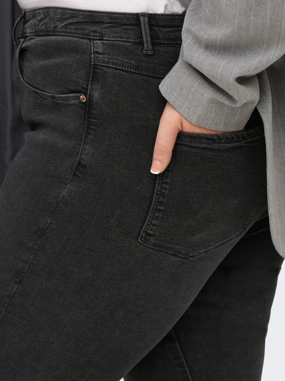 CARSTORM Hög midja Skinny Fit Jeans
