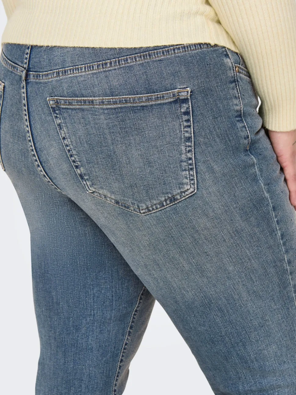 CARSUI Hög midja Slim Fit Jeans