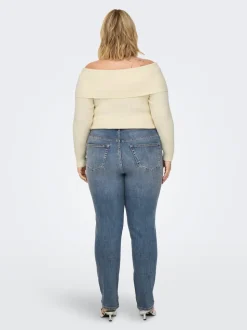 CARSUI Hög midja Slim Fit Jeans