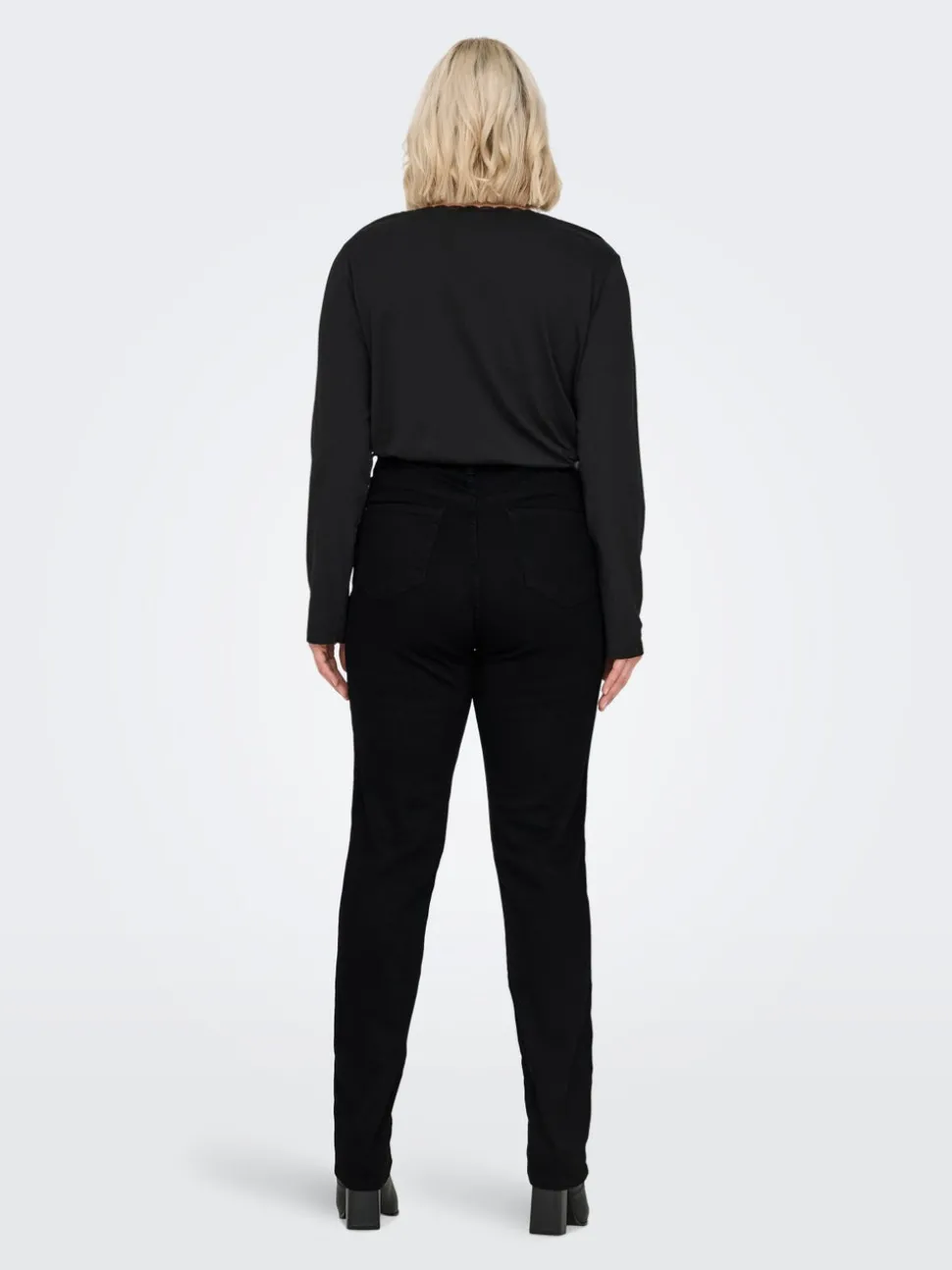 CARSUI Medelhög midja Slim Fit Jeans