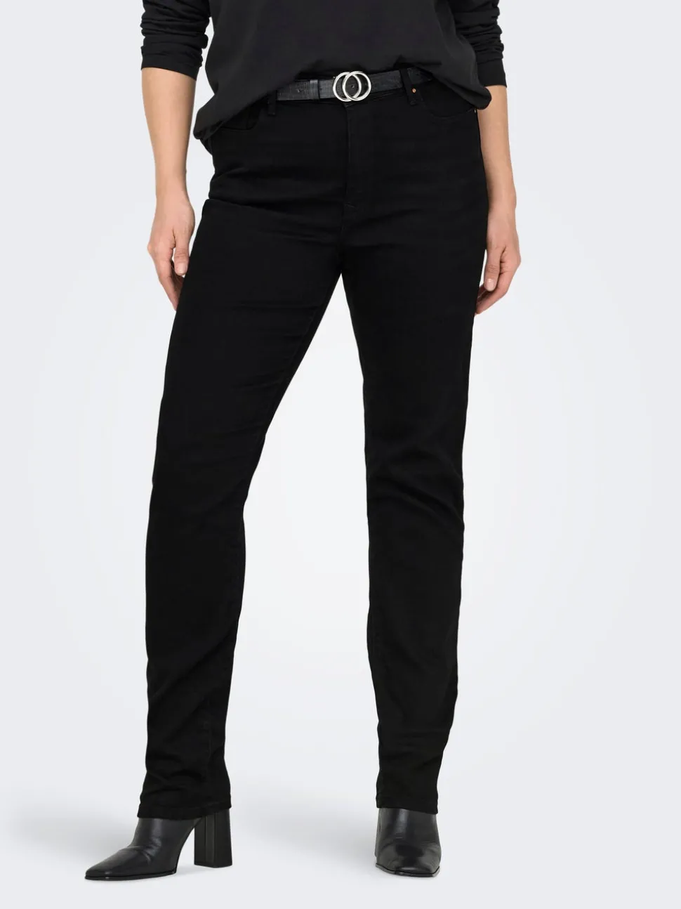CARSUI Medelhög midja Slim Fit Jeans