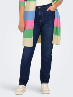 CARSUI Medelhög midja Slim Fit Jeans
