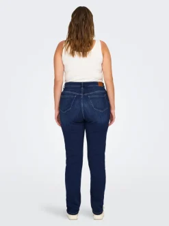 CARSUI Medelhög midja Slim Fit Jeans