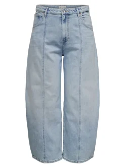CARTAYLOR Hög midja Barrel-passform Ankellängd Jeans