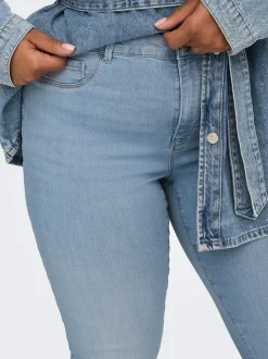 CARTHUNDER Medelhög midja Skinny Fit Jeans