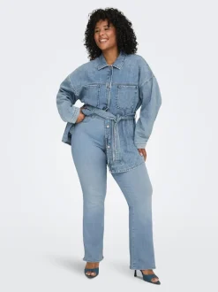 CARTHUNDER Medelhög midja Skinny Fit Jeans