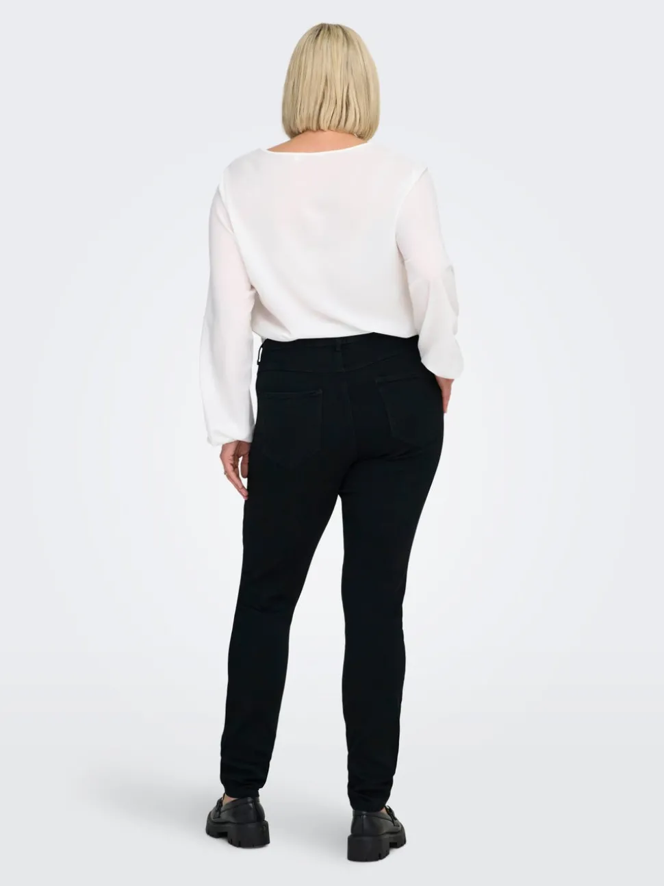 CARTHUNDER Medelhög midja Skinny Fit Jeans