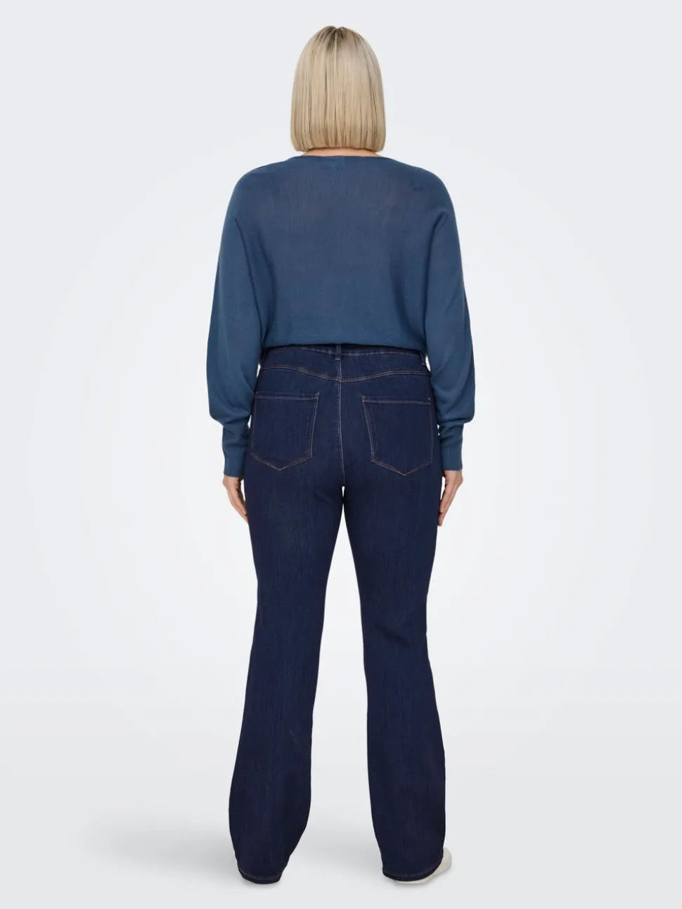 CARTHUNDER Medelhög midja Utsvängd passform Jeans