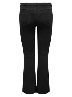 CARTHUNDER Medelhög midja Utsvängd passform Jeans