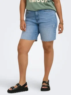 CARTOKYO Hög midja Normal passform Denimshorts