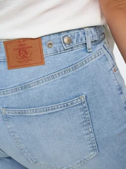 CARTOKYO Hög midja Rak passform Jeans