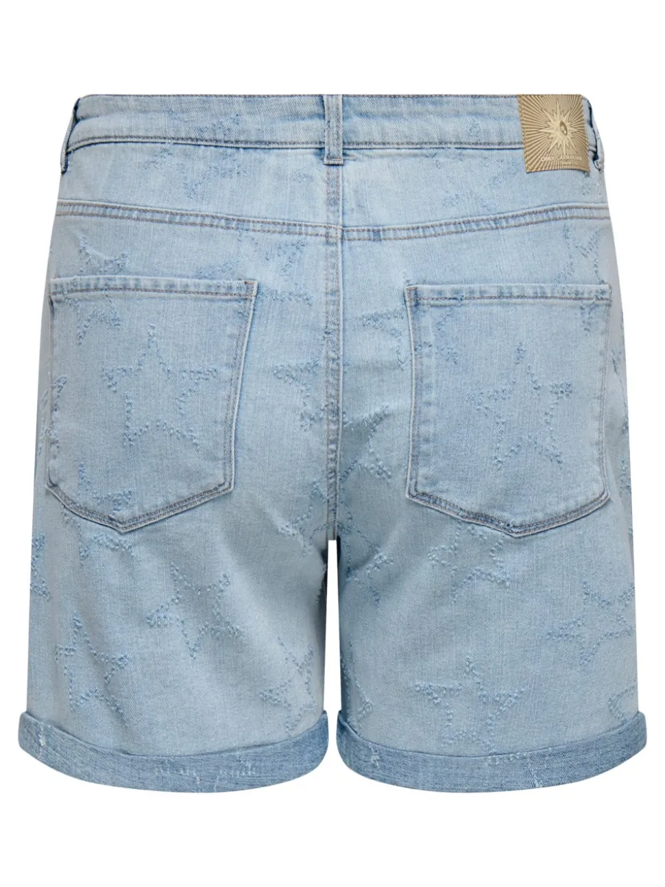 CARVEGA Hög midja Lös passform Denimshorts