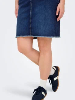 CARWILLY Denim Jeanskjol Midikjol