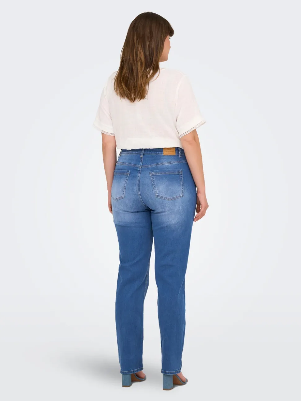 CARWILLY Hög midja Rak passform Jeans