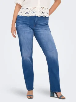 CARWILLY Hög midja Rak passform Jeans