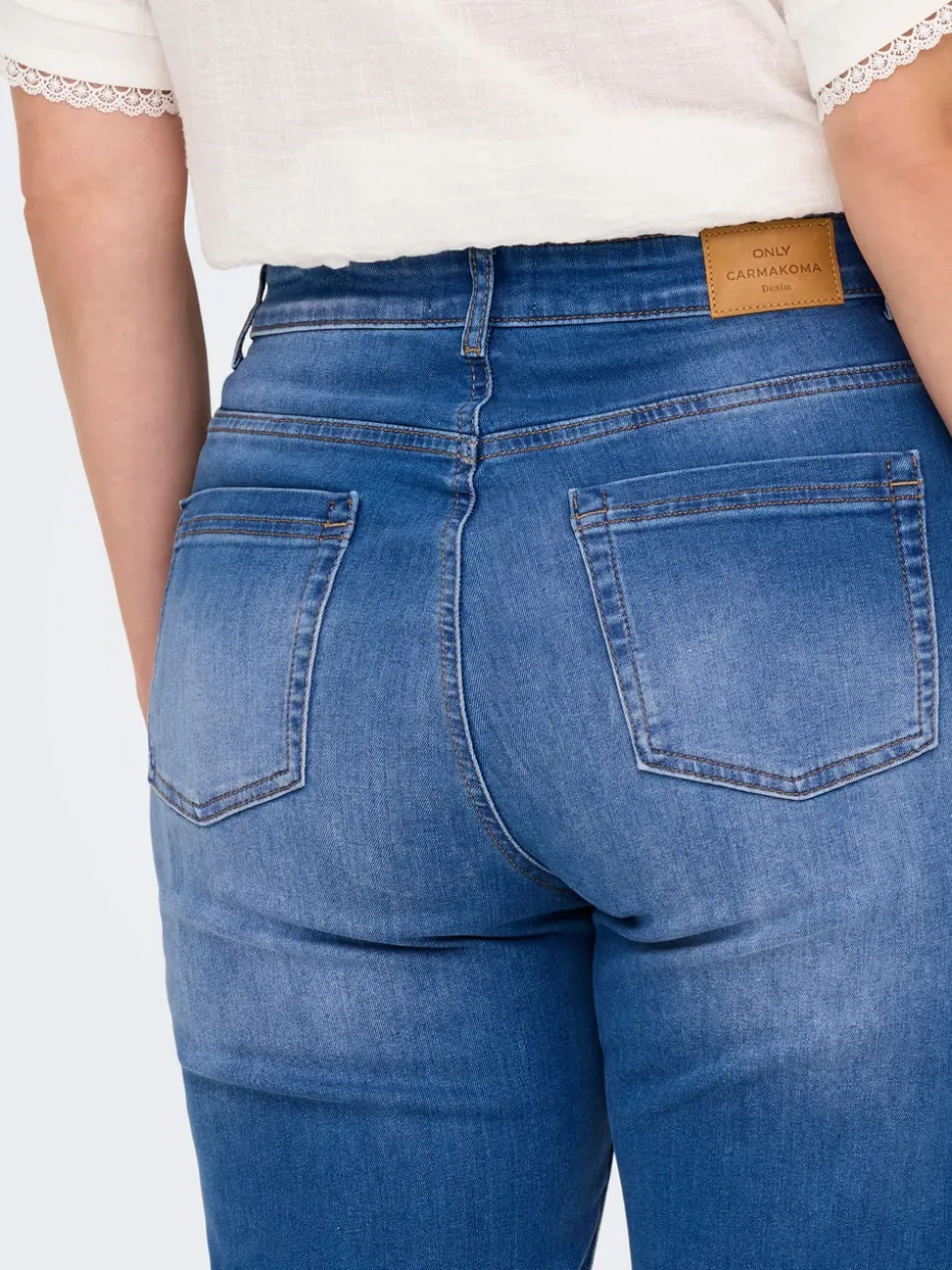 CARWILLY Hög midja Rak passform Jeans
