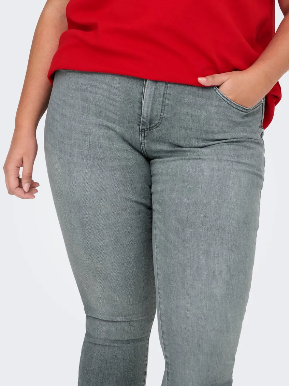 CARWILLY HÖG MIDJA REGULAR SKINNY FIT JEANS