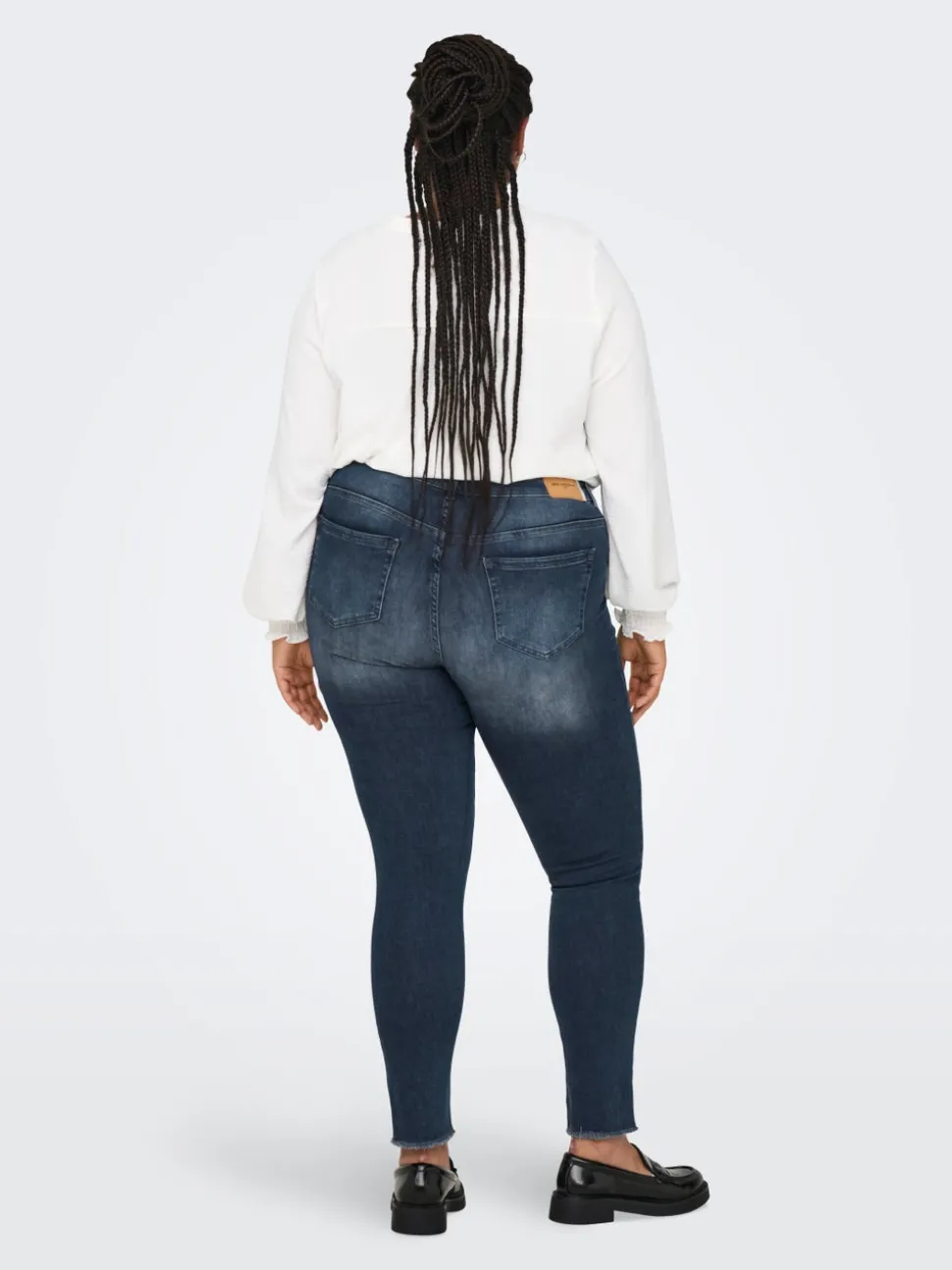 CARWILLY Hög midja Skinny Fit Ankellängd Jeans