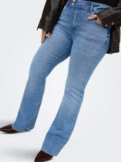 CARWILLY Hög midja Utsvängd passform Jeans