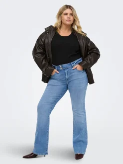 CARWILLY Hög midja Utsvängd passform Jeans