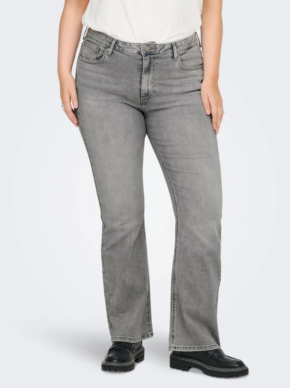 CARWILLY Hög midja Utsvängd passform Jeans