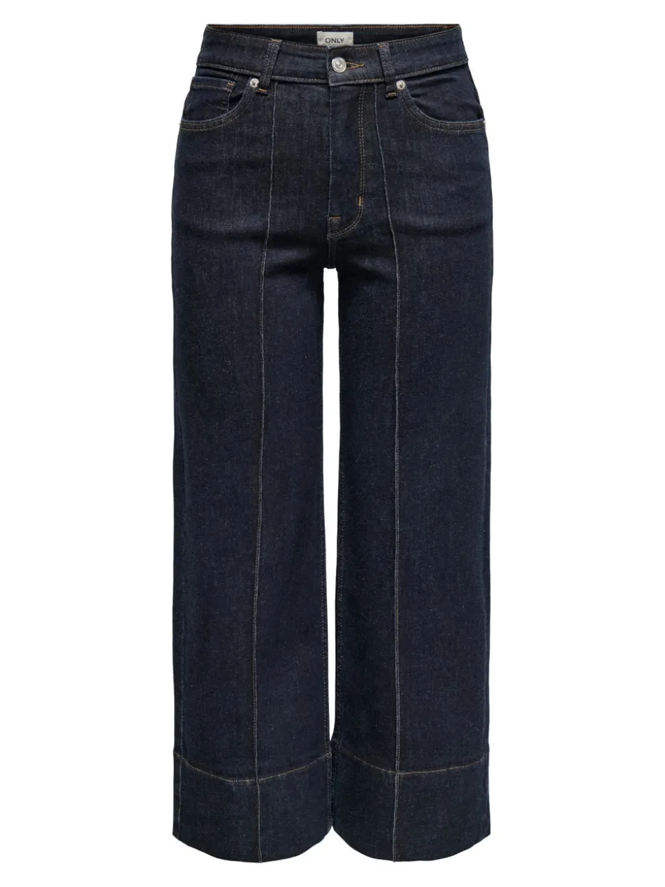 CARWILLY Hög midja Vida ben Beskuren Jeans